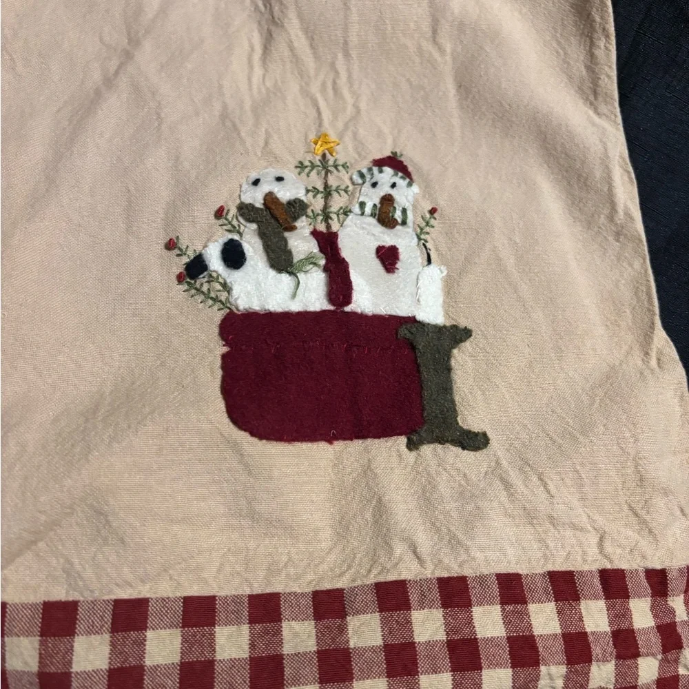 Home Collection Holiday Snowflake and Snowman Table Runners